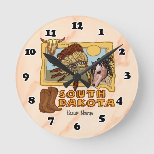 Ronde Horloge du Dakota du Sud (Recto)