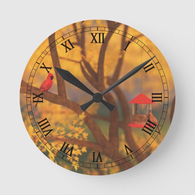 Ronde Horloge du gardien d'automne (Recto)