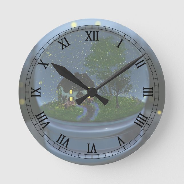 Ronde Horloge du globe de luciole (Recto)