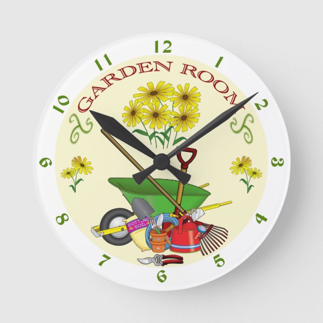 Ronde Horloge du jardin (Recto)