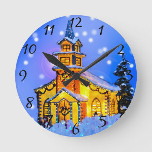 Ronde Horloge du mur de Noël