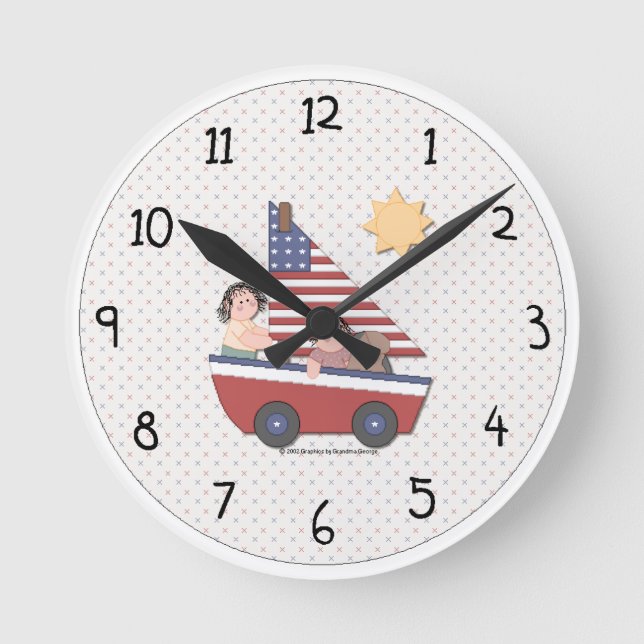 Ronde Horloge du Mur patriotique (Recto)