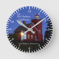 horloge du phare de deux ports