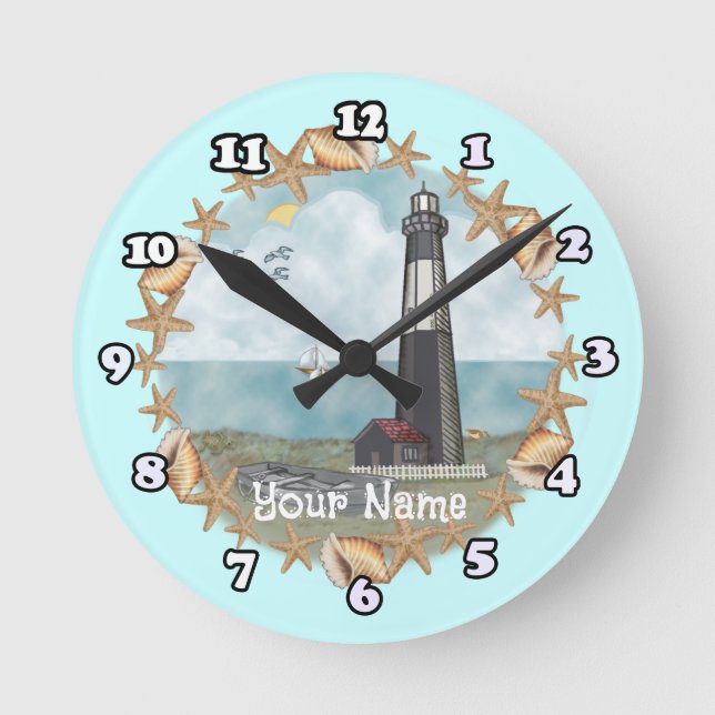 Ronde horloge du phare de Géorgie (Recto)