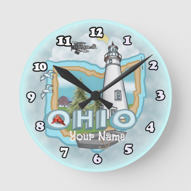 Ronde Horloge du phare de l'Ohio (Recto)