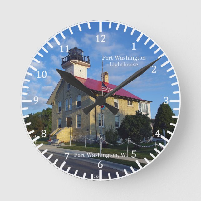 Ronde horloge du phare de Port Washington (Recto)