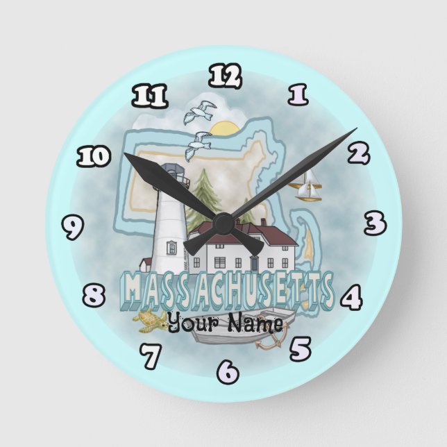 Ronde Horloge du phare du Massachusetts (Recto)