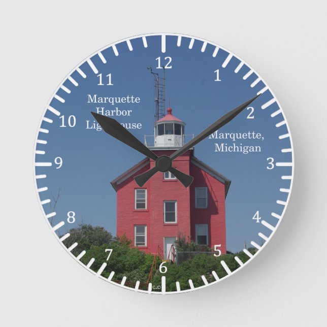 Ronde Horloge du phare du port de Marquette (Recto)