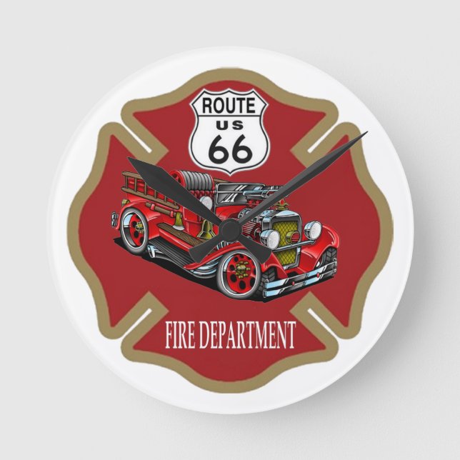 Ronde Horloge du service d'incendie Route 66 (Recto)