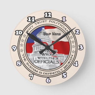 Ronde Horloge du système politique cassé