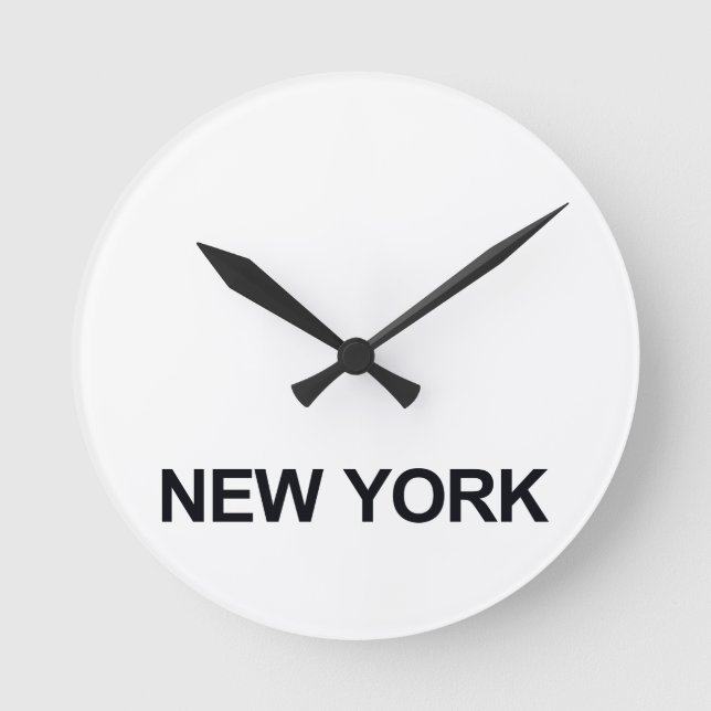 RONDE HORLOGE DU TIMEZONE MONDIAL DE NEW YORK (Recto)