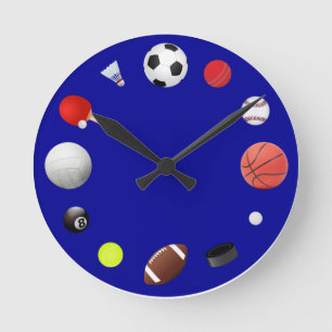 Ronde Horloge du ventilateur sportif