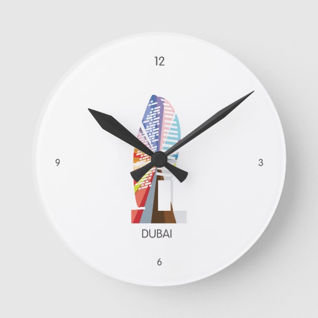 Ronde Horloge - Dubaï (Recto)