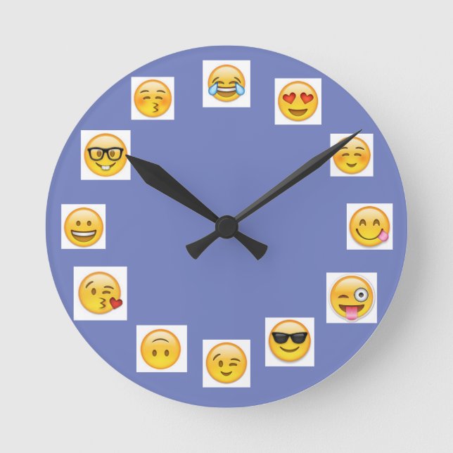 Ronde horloge émoji (Recto)