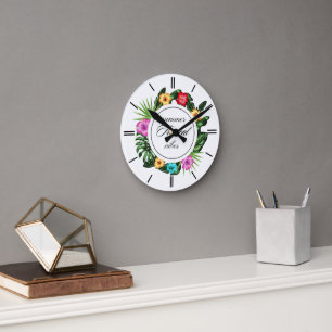 Ronde Horloge en Acrylique