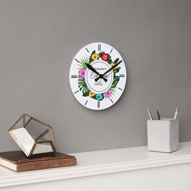 Ronde Horloge en Acrylique (Bureau)