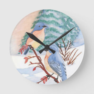 Ronde Horloge en Acrylique