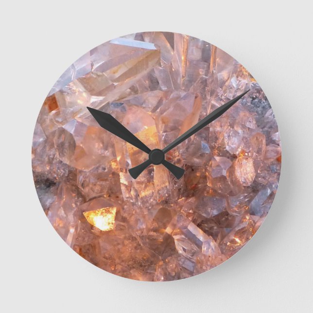 Ronde Horloge en cristal quartz (Recto)