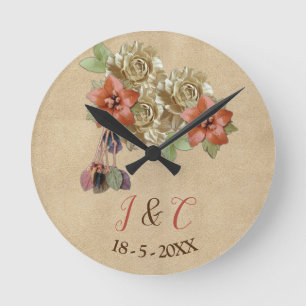Ronde Horloge en fleurs de cerisier