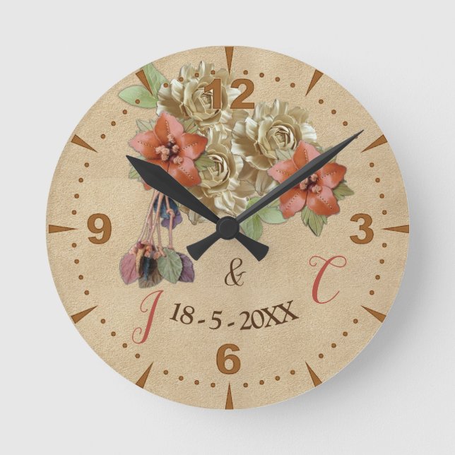 Ronde Horloge en fleurs de cerisier (Recto)