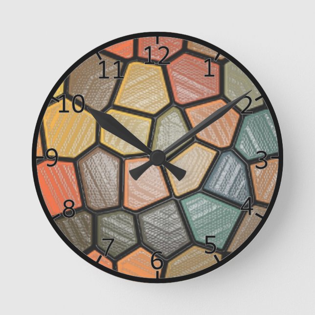 Ronde Horloge En Matière Plastique (Recto)