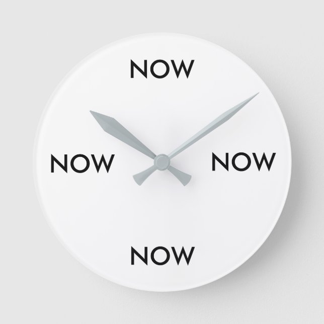 Ronde Horloge Éternelle Maintenant (Recto)