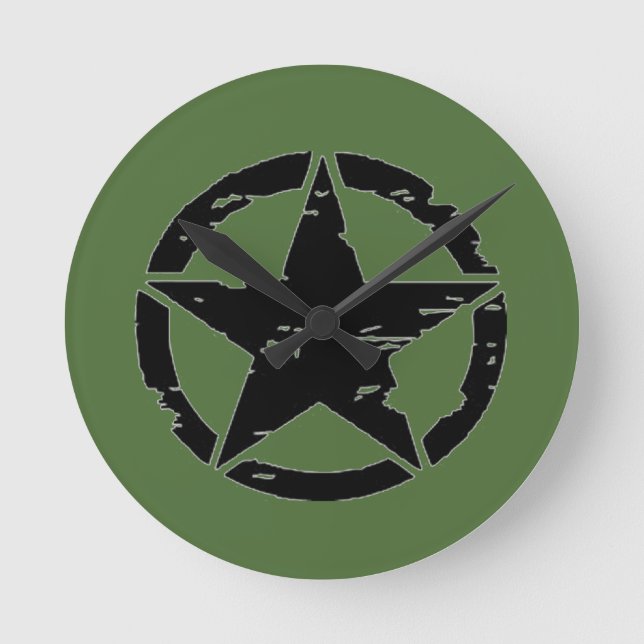 Ronde Horloge étoile vintage (Recto)