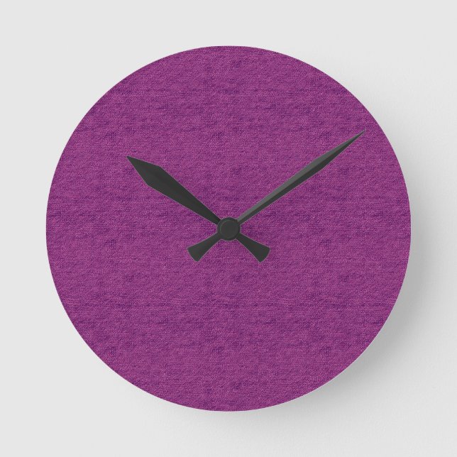 Ronde Horloge Faux Magenta Denim (Recto)