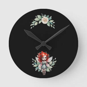 Ronde horloge fée