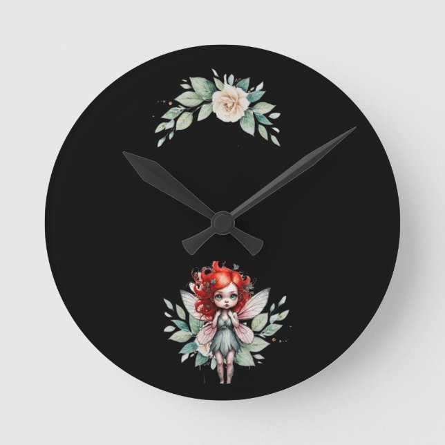 Ronde horloge fée (Recto)