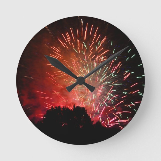 Ronde horloge Fireworks (Recto)