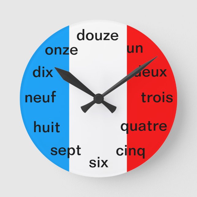 Ronde Horloge française (Recto)