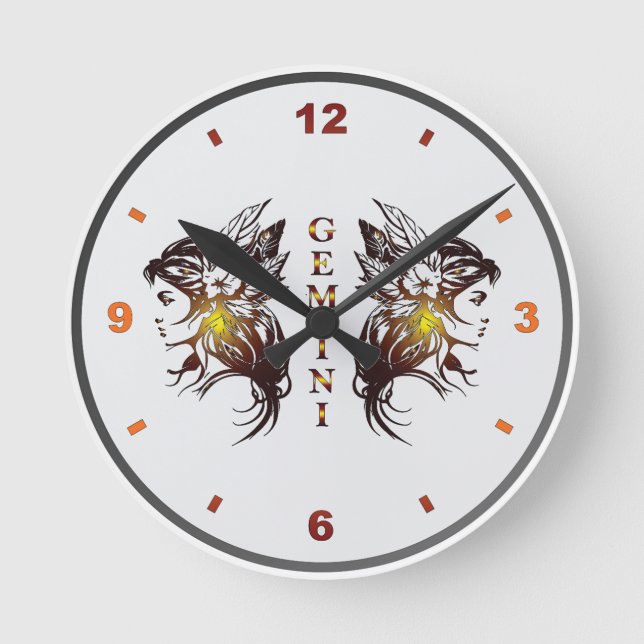 Ronde Horloge Gemini (Recto)