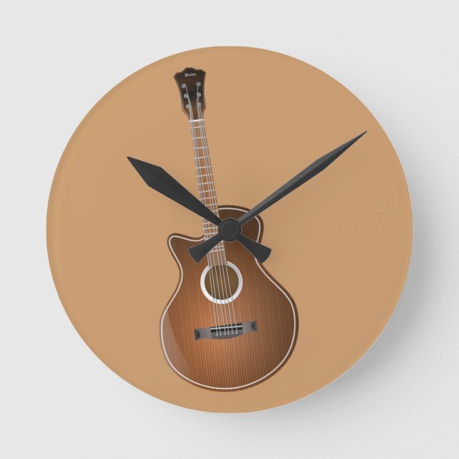 Ronde horloge guitare (Recto)