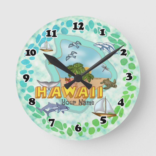Ronde Horloge Hawaii (Recto)
