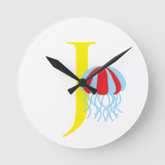 Ronde Horloge initiale de la lettre J