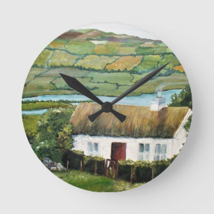 Ronde Horloge Irlandaise Paysage d'Irlande