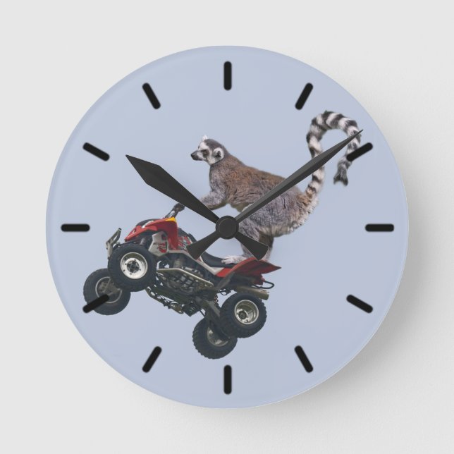 Ronde Horloge Lémurien Sautant 2 (Recto)