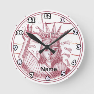 Ronde horloge Liberté Paix