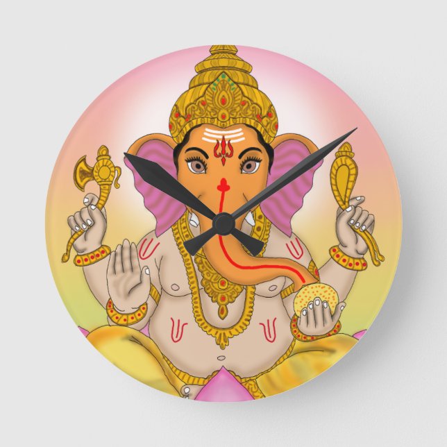 Ronde Horloge Lord Ganesha (Recto)
