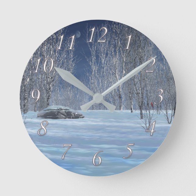 Ronde Horloge lumineuse silencieuse (Recto)