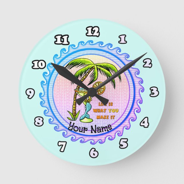 Ronde Horloge Mermaid Good Life (Recto)