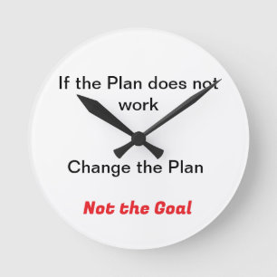 Ronde Horloge motivationnelle pour un bureau