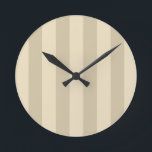 Ronde Horloge Mural Taupe Et Beige En Gris<br><div class="desc">Pour un décor plus beige,  rendez-vous dans le reste de cette boutique !</div>