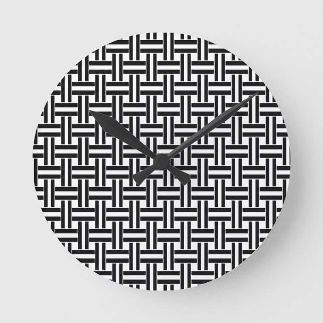 Ronde Horloge noire et blanche (Recto)