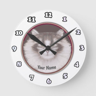 Ronde Horloge norvégienne des chats