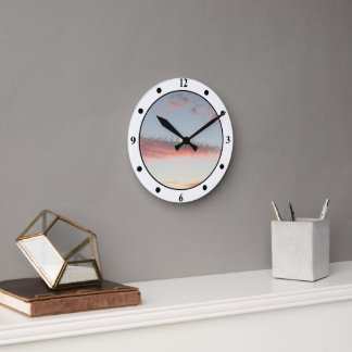 Ronde Horloge - Nuages au coucher du soleil
