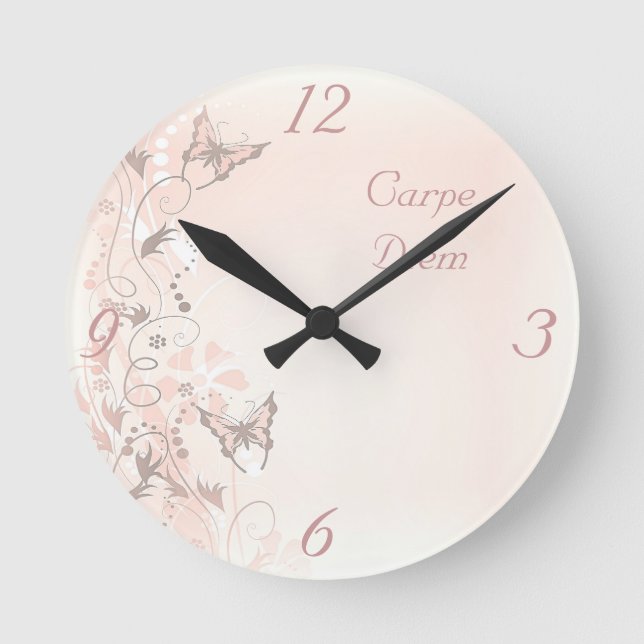 Ronde Horloge papillon (Recto)