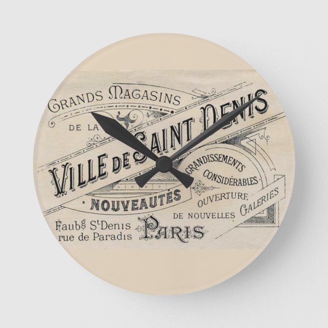 Ronde Horloge Paris, France (Recto)