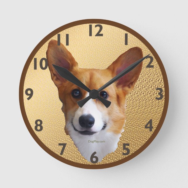Ronde Horloge Pembroke Welsh Corgi (Recto)